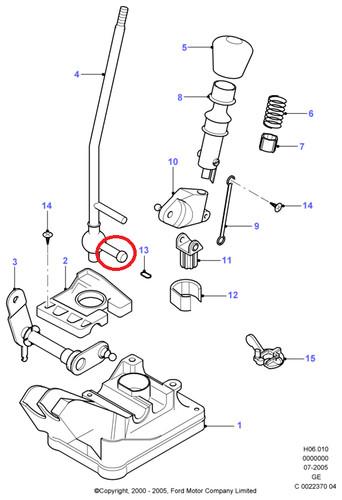 Gear lever repair kit - gear,